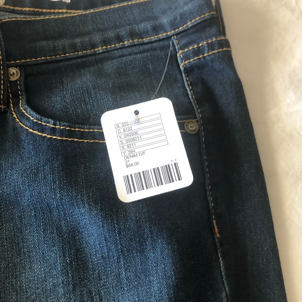 Straight leg jeans